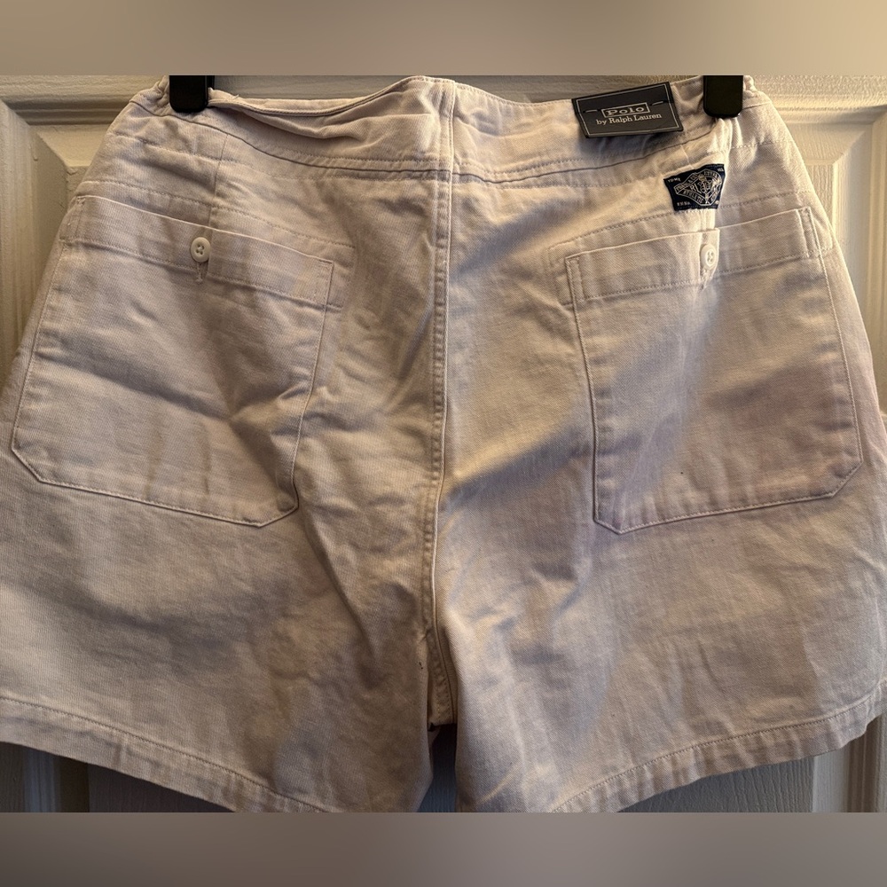 Ralph Lauren Twill Rugby Shorts - Picture 4 of 7